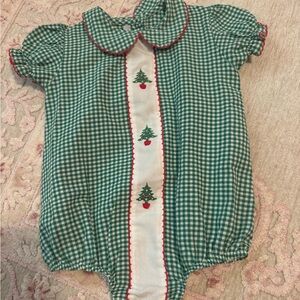 Christmas Holiday Bubble Romper